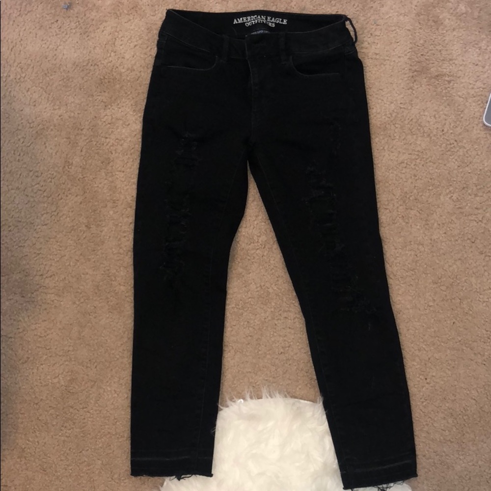 American Eagle cropped jeggings